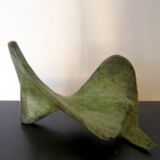 Entspannt  –  Patinierte Bronze, H 5 cm