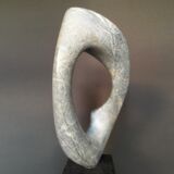 Klangraum  –  Grauer Steatit, H 16 cm